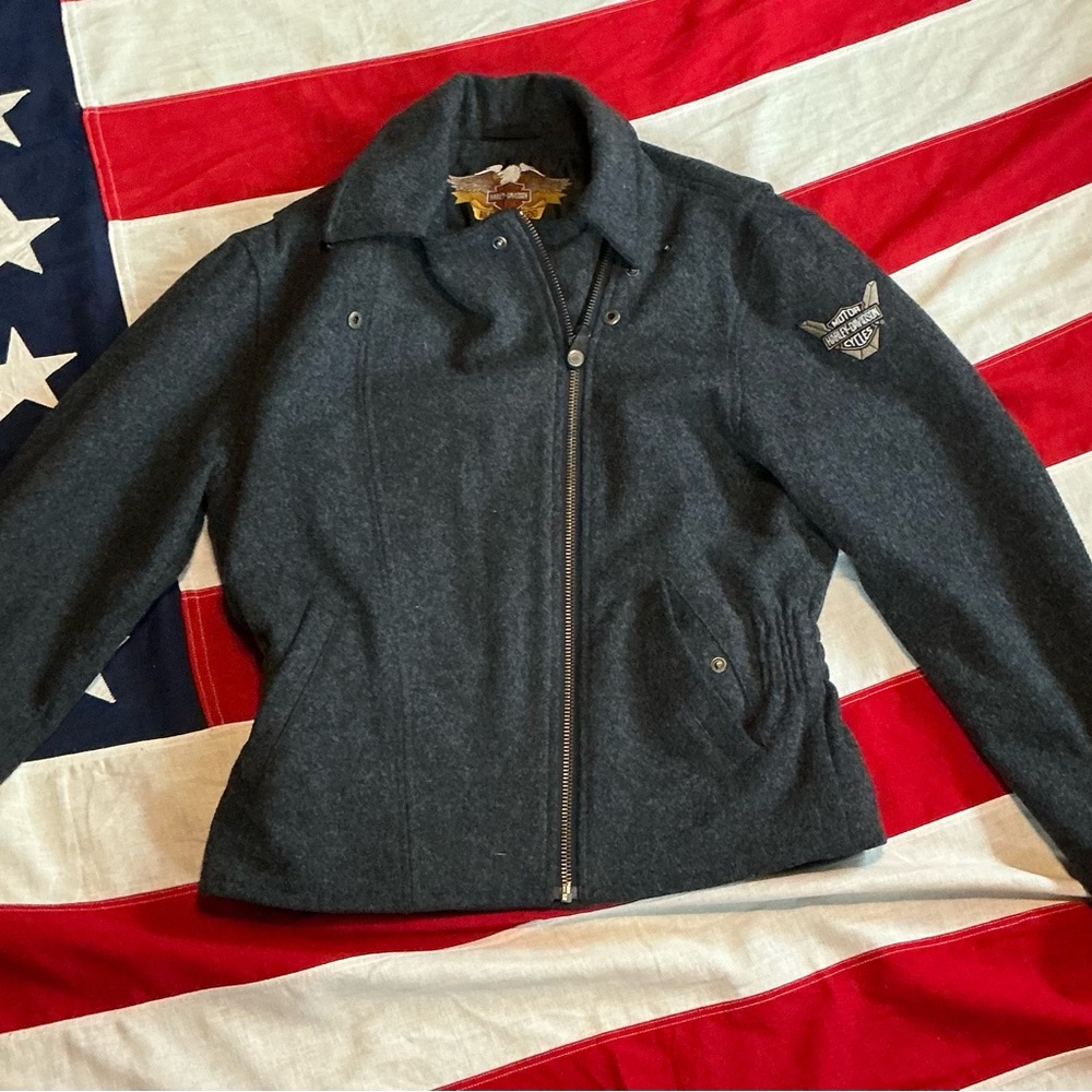 VINTAGE HARLEY DAVIDSON An American Legend SizeSmall 70%Wool Sweater 30%Rayon ￼￼